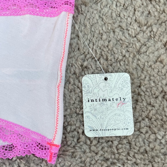 NEW Free People Intimately Care FP Low-Rise Hipster Lace-Trimmed Panty Underwear - Picture 6 of 16